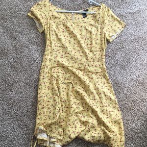 Forever 21 floral yellow dress